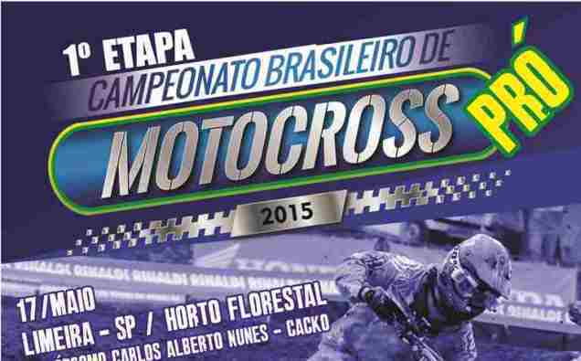 Inscrições abertas para 1ª etapa do Brasileiro de Motocross Pró